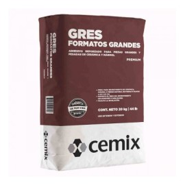 GRES FORMATOS GRANDES 20 KILOGRAMOS CEMIX