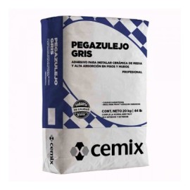 PEGAZULEJO GRIS 20KG CEMIX