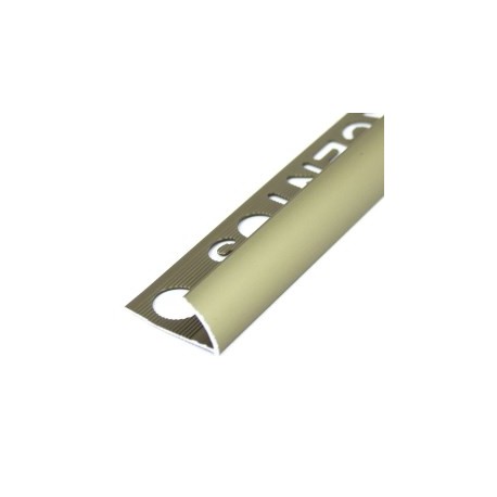 PERFIL ALUMINIO BRONCE MATE 10 MILIMETROS POR...