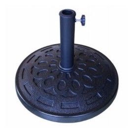 BASE PARA SOMBRILLA JARDIN NEGRO 18 TRUE VALUE...