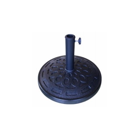 BASE PARA SOMBRILLA JARDIN NEGRO 18 TRUE VALUE...