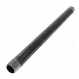 NIPLE COLOR NEGRO 3/4" X 12"