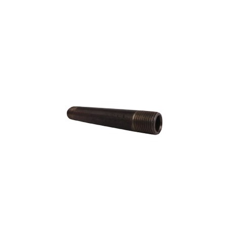 NIPLE COLOR NEGRO 1/2" X 12"