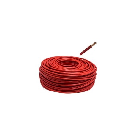 CABLE THHW C-10 ROJO CARRETE 500 METROS No....