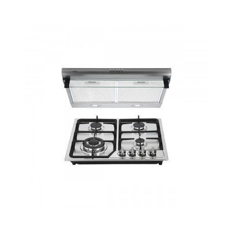DUAL PACK PARRILLA Y CAMPANA INOXIDABLE AXCENT