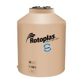 TINACO ROTOPLAS 1100L CON ACCESORIOS